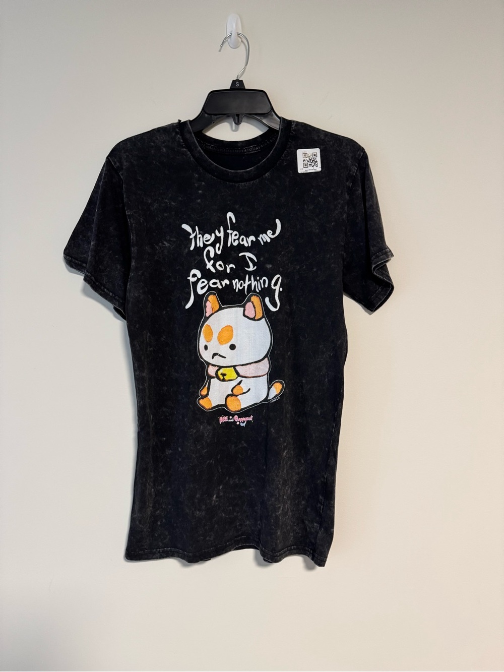 Bee and Puppycat Washed Black Graphic Tee